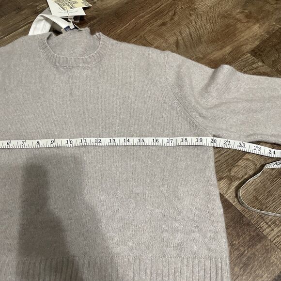 Baum Und Pferdgarten Cabreena Cropped Sweater Collar Gray Sz Medium Retail $249 - Picture 8 of 9